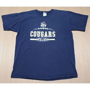 BYU Cougars Football Las Vegas Pioneer‎ Bowl Shirt Mens Size L 2009 Y2K